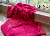 Hot Pink Fur Throw